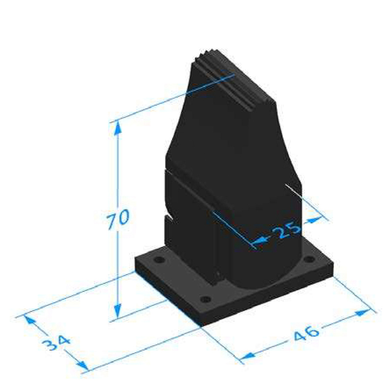 Пальчиковый одноосный джойстик TJ1