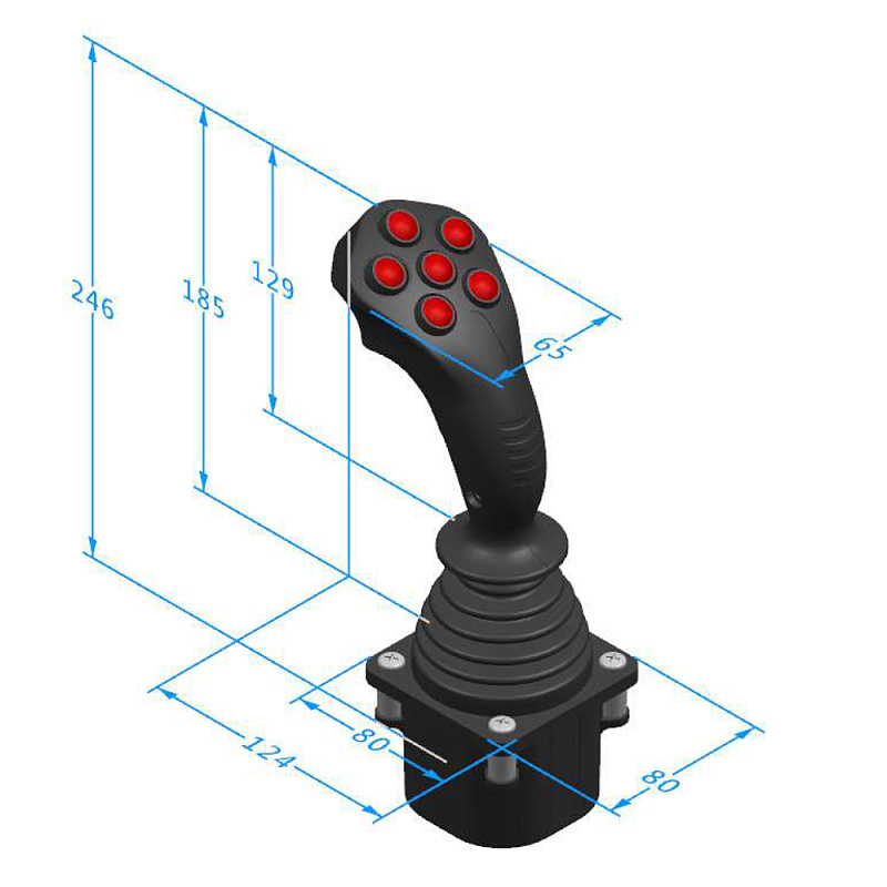 Многоосевой джойстик серии LT60